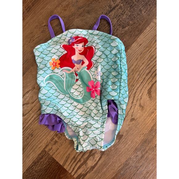 NWOT Disney Baby 6-9M One-Piece Ariel Mermaid Swimsuit - Picture 1 of 3